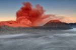 Bromo Mount, volcano, eruption
