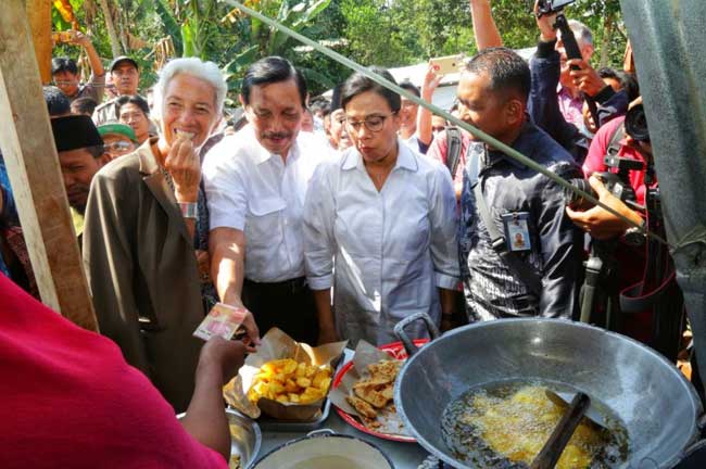 Christine Lagarde, imf director, visit lombok