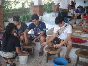 Alice Smith School, Balinese, Pottery Lesson
