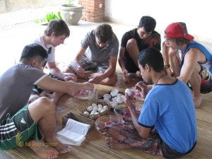 Alice Smith School, Balinese, Egg Painting Lesson