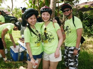 Cycling Treasure Hunt, Deutsche Bank, Bali, Cycling, Treasure Hunt, Break Time