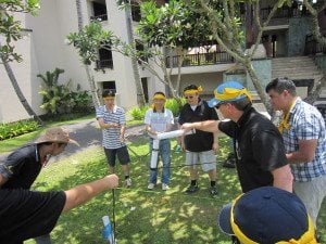 Emerson Climate Technologies Garden Team Building Treasure Hunt Phase Toxic Waste Game