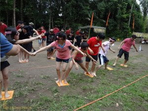 Fortinet, Stepping Mat Games, Bali, Garden Team Building