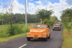 Balinese village exploration by Volkswagen car