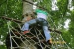 spider net, spider net climbing, spider net tract, bali treetop adventure