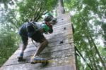 warisan wall climbing, wall climbing, bali treetop adventure