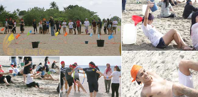 beach team-building experience competition phase, competition games, beach team building, team building, oentoeng suria