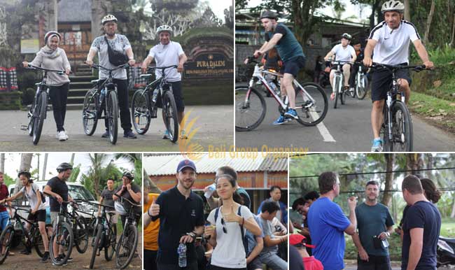 Cycling adventure in Ubud of Thuasne group break time, ubud, cycling, adventure, ubud cycling, cycling adventure, thuasne group