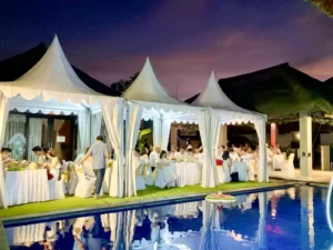 airscream, airscream malaysia, private part, private villa party, bali private villa party, dinner party, pool side