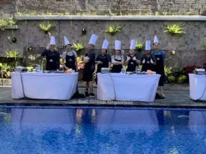 rockwool, rockwool group, balinese cooking competition, bali cooking class, bali group cooking competition group cooking experience