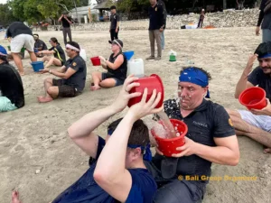 Bali Water Games - Fluence Energy Group fluence energy, fluence energy group, fluence energy group event, beach team building, bali beach team building, save holy water, olympic game