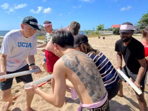 crazy ball games, beach team building, pasific global, pasicif global group, Pacific Engineering & Services, bali incentive trip, bali incentive travel