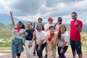 awo international group, vw safari, treasure hunt, bali team building, jatiluwih rice terrace, bali group event