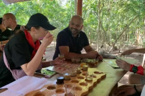 coffee testing, coffee plantation, uluwatu treasure hunt, team building, workiva group