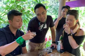 DBS Bank Group, outdoor activity, bali team building, bali event planner, bali adventure, coffee plantation, bali group activity