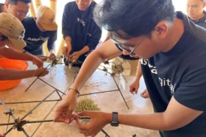 PT Astra Digital, csr program, Bali Activities, coral planting, pandawa beach