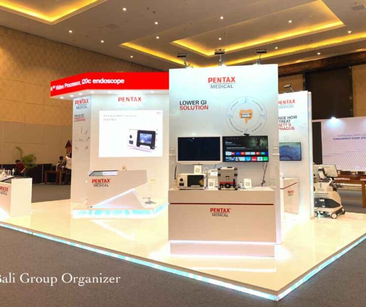 Pentax Medical, Exhibition in Bali, Bali Custom Booth, Bali Conference, Bali Group event, Bali group activities