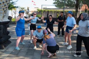 Ice Breaking Laughter on the Beach Verlata Consulting Group, Bali Team Building, Beach Team Building