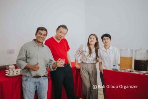 Team and Guests Group Photo at Fumé Bali Event Fumé Bali, Fumé Bali Grand Opening, Bali Group Organizer, Bali Event Organizer, Bali Rental Event Equipment, Grand Opening Event Bali, Corporate Event Bali