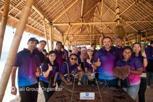 Konica Minolta Group, Bali Event Summit, Bali Incentive Trip, Bali Group Organizer, Corporate Event Bali, Gala Dinner Bali, VW Safari Bali, CSR Coral Planting Bali