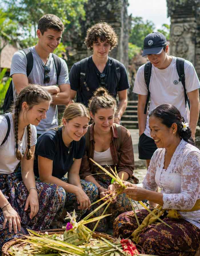 Bali Education Tour with Making Offering Experience