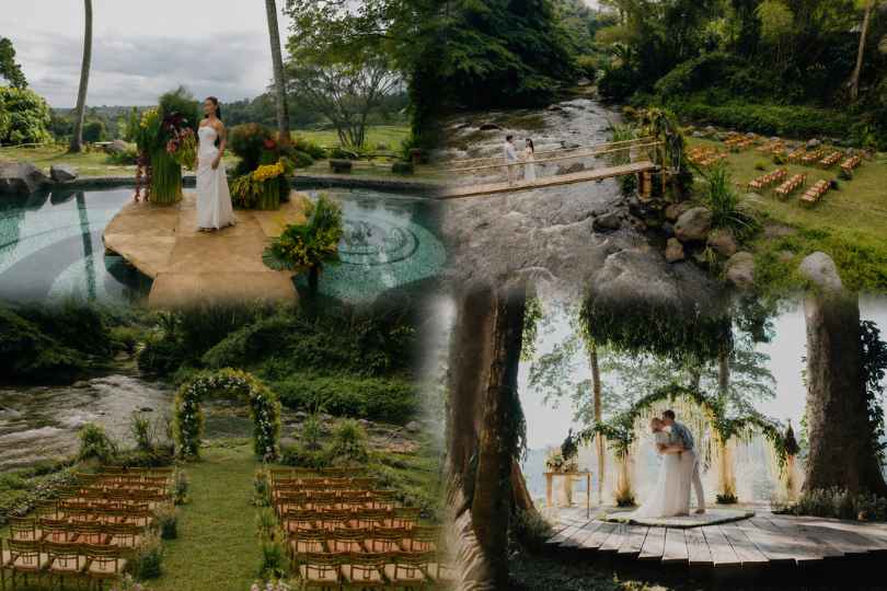 Wedding Venue in Ubud, Bambu Indah Bali, Bali Destination Wedding, Ubud Wedding Venue, Bali Wedding Venue, Intimate Wedding Bali, Tropical Wedding Venue Bali, Bali Group Organizer